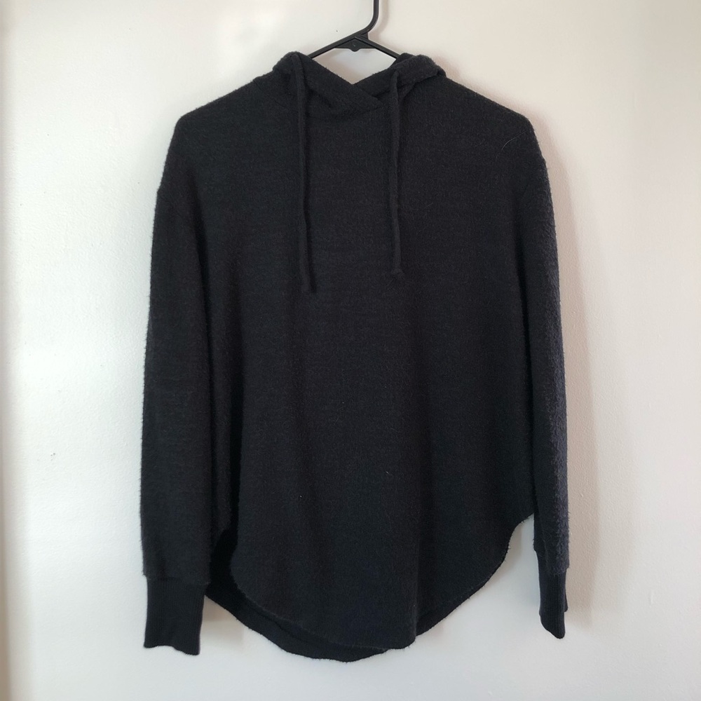 Me to We Soft and Fuzzy Black Hoodie Size S
